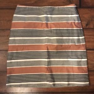 LOFT Striped Skirt
